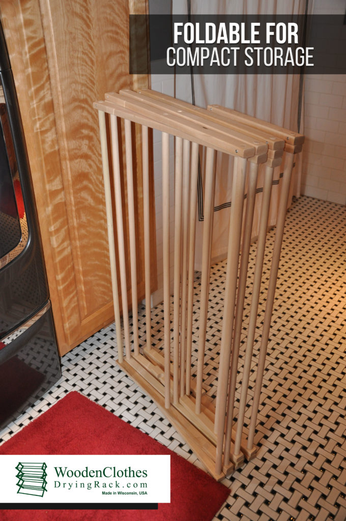 Wooden Clothes Drying Rack: A Laundry Room Essential by Benson